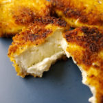 crispy fried goat cheese with warm, creamy center