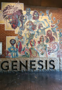 mural in the creation museum