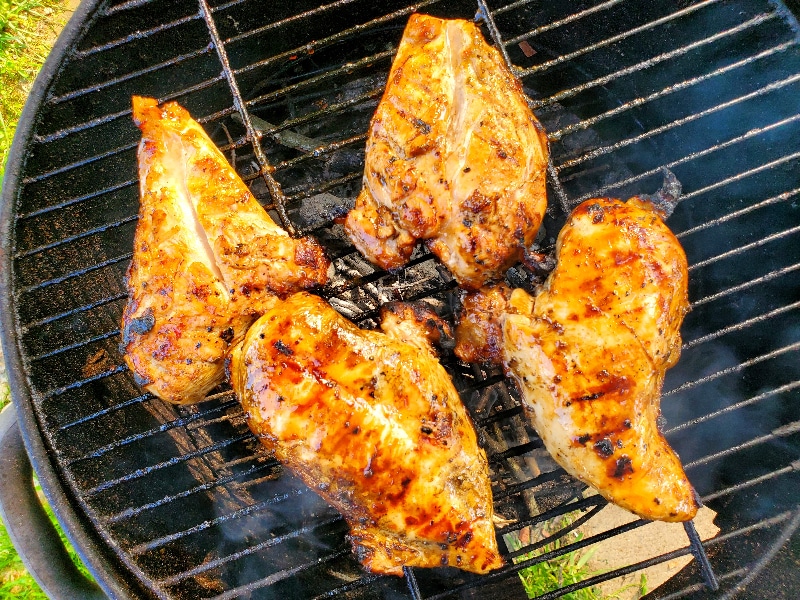 chicken grilling