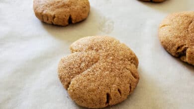 freshly baked spiced sugar cookie