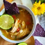 Light and refreshing summer soup with all the Mexican spices that you love combined with the tang of citrus!